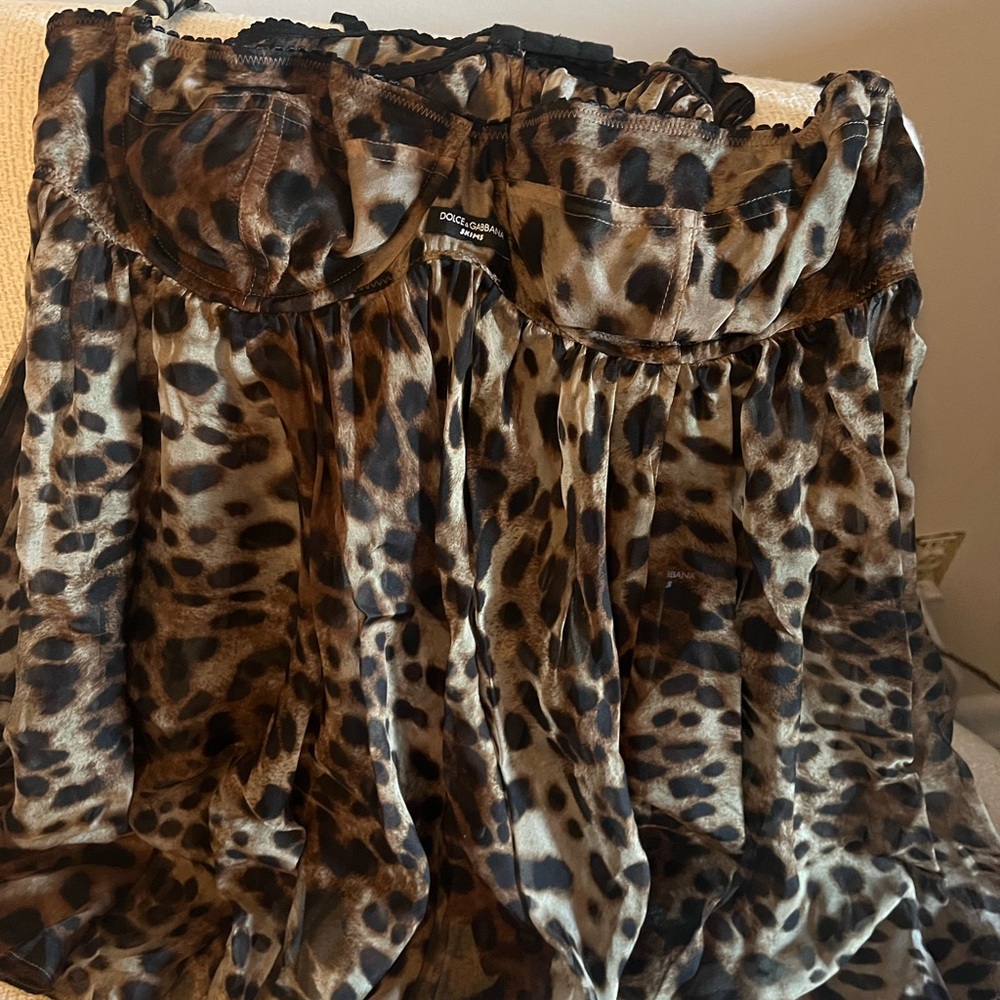 Dolce & Gabbana x Skims Leopard Babydoll Dress